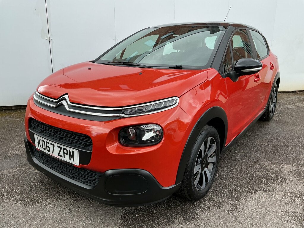 Citroen C3 1.2 Puretech Feel Hatchback Euro KO67ZPM Orange #3