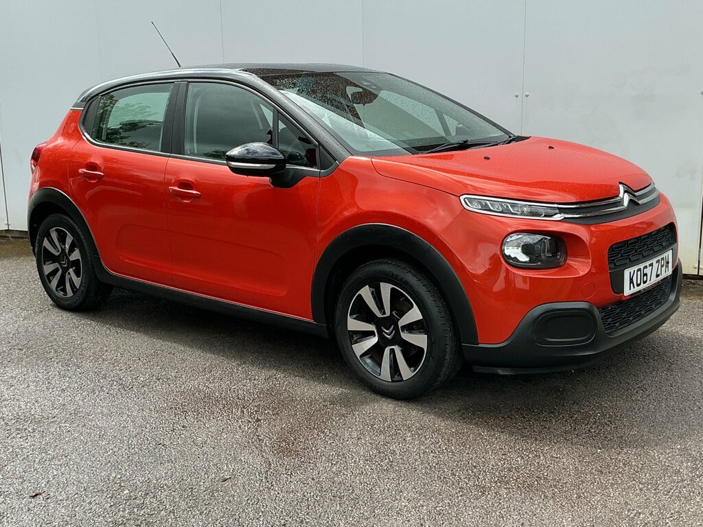 Citroen C3 1.2 Puretech Feel Hatchback Euro KO67ZPM Orange #2