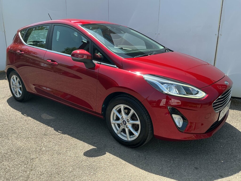 Ford Fiesta 1.1 Ti-vct Zetec Hatchback Euro LF67XUJ Red #4
