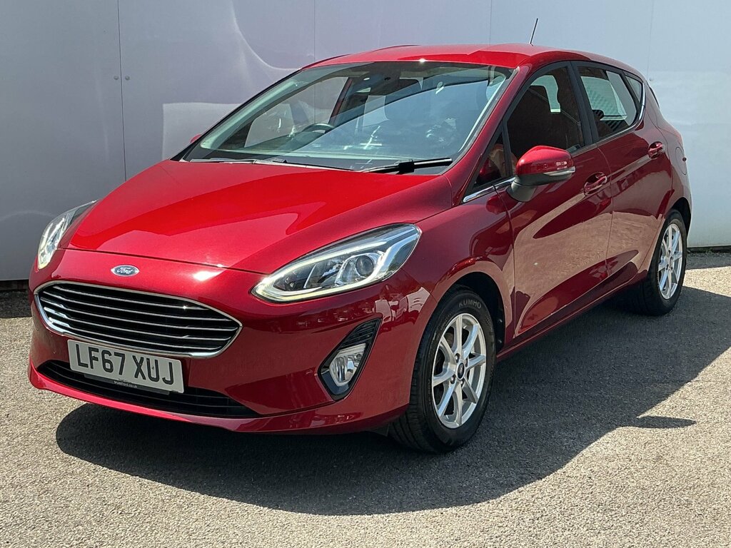 Ford Fiesta 1.1 Ti-vct Zetec Hatchback Euro LF67XUJ Red #2
