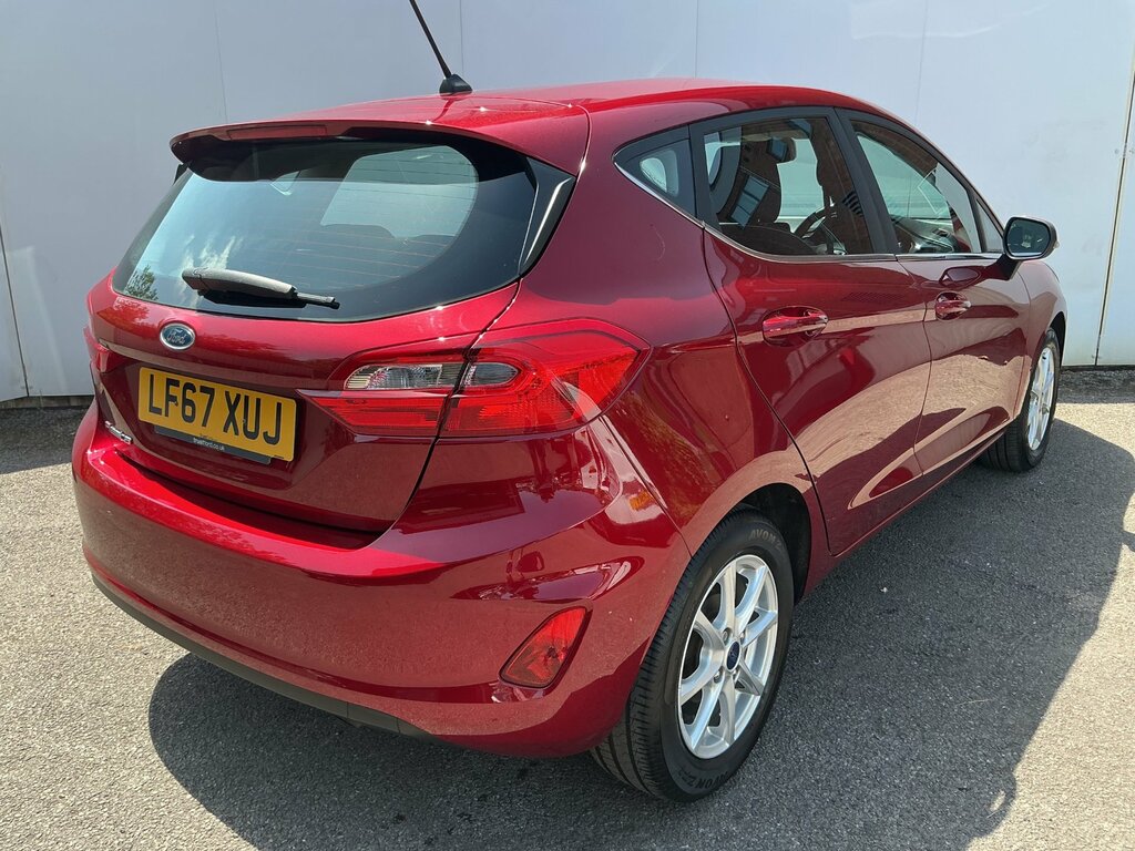 Ford Fiesta 1.1 Ti-vct Zetec Hatchback Euro LF67XUJ Red #5