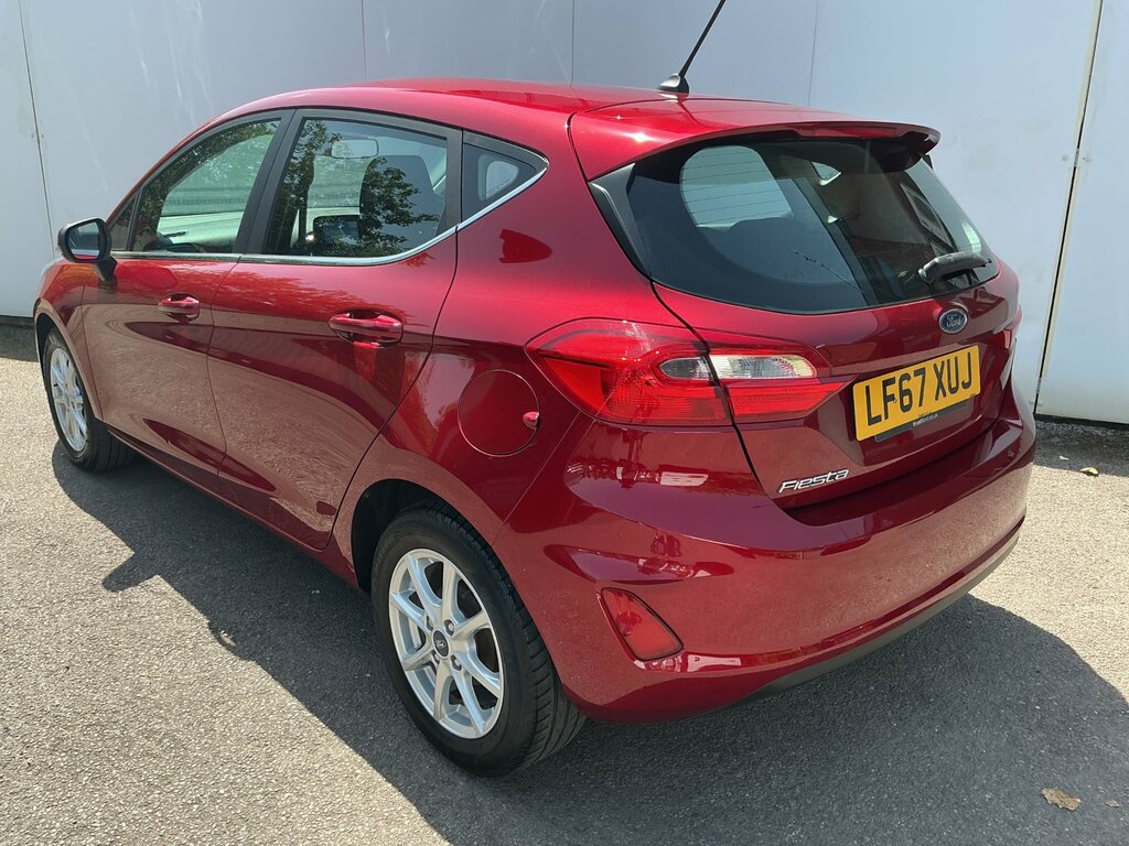 Ford Fiesta 1.1 Ti-vct Zetec Hatchback Euro LF67XUJ Red #6
