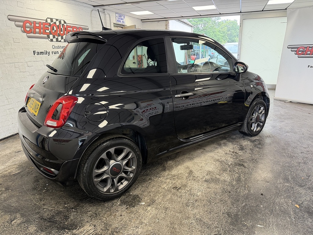 Fiat 500 S Black #6