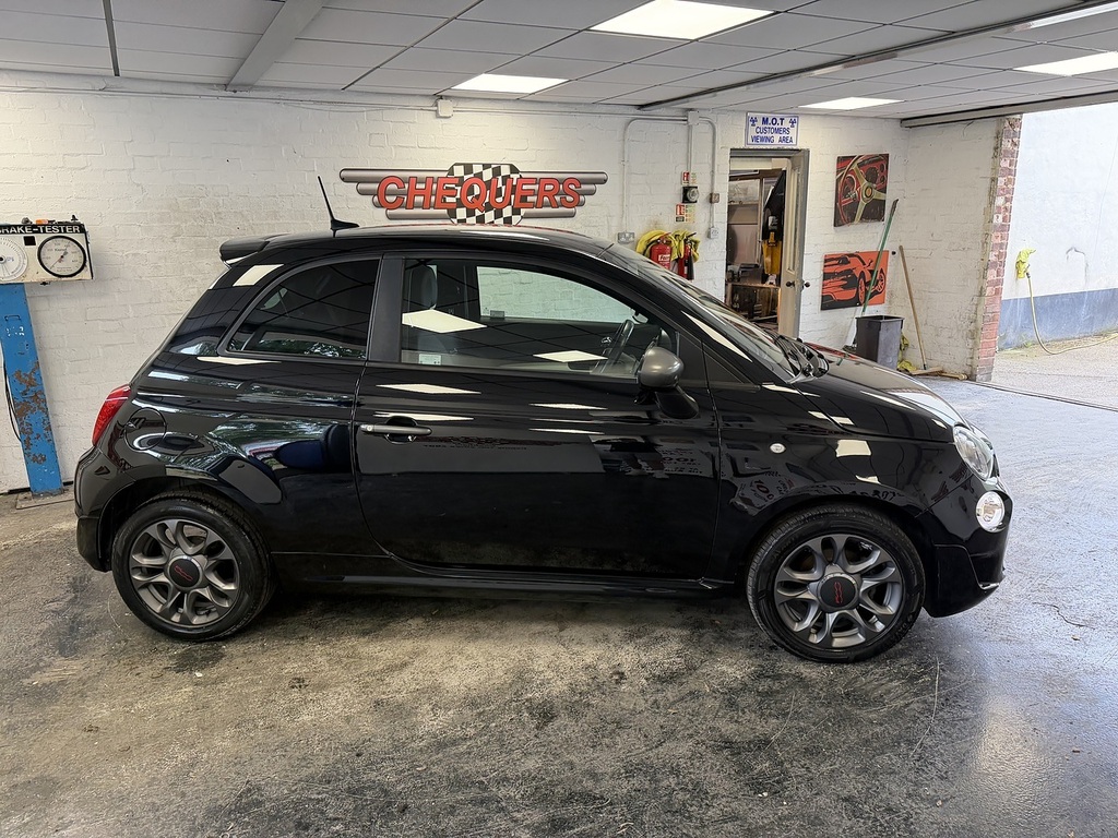 Fiat 500 S Black #5