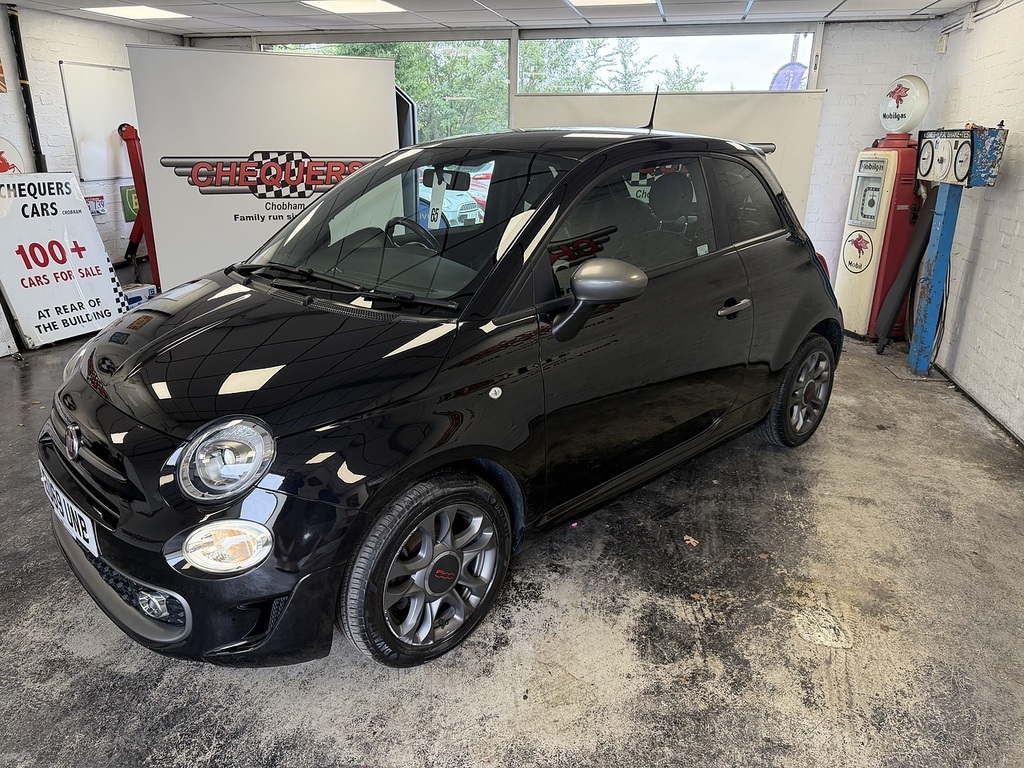 Fiat 500 S Black #4