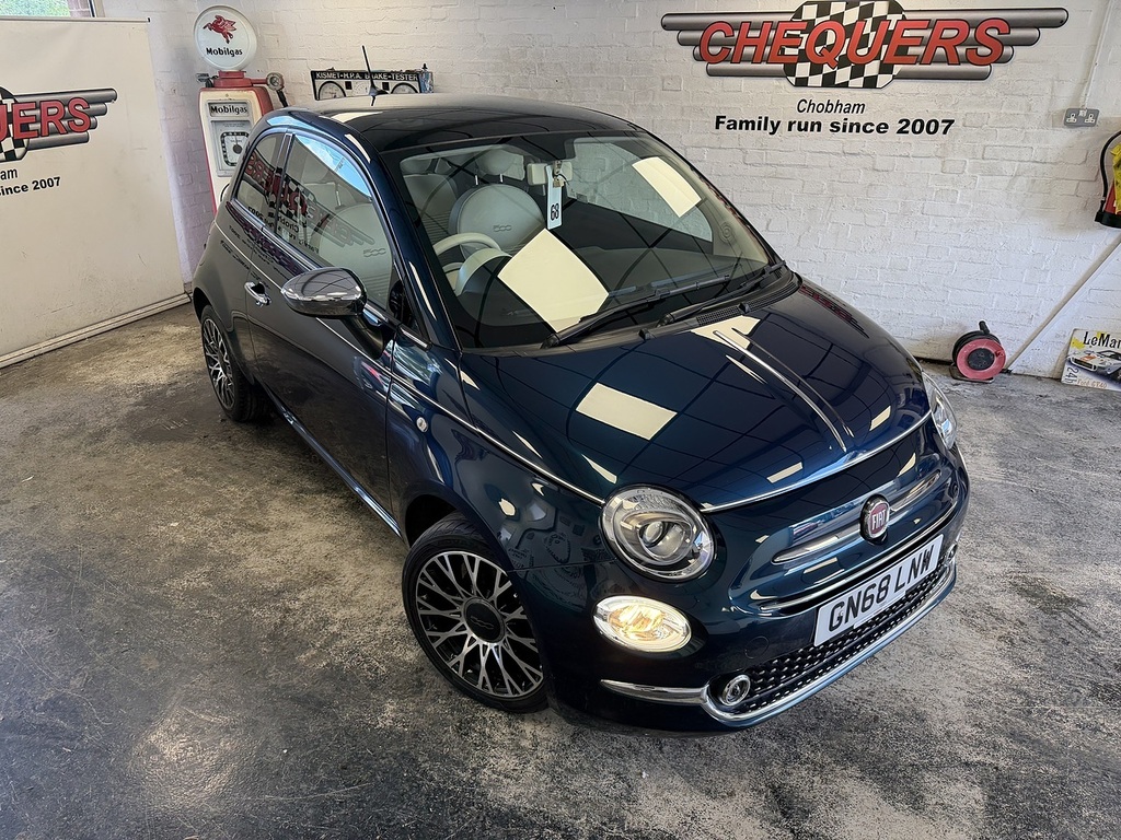 Fiat 500 Collezione Fall GN68LNW Blue #2