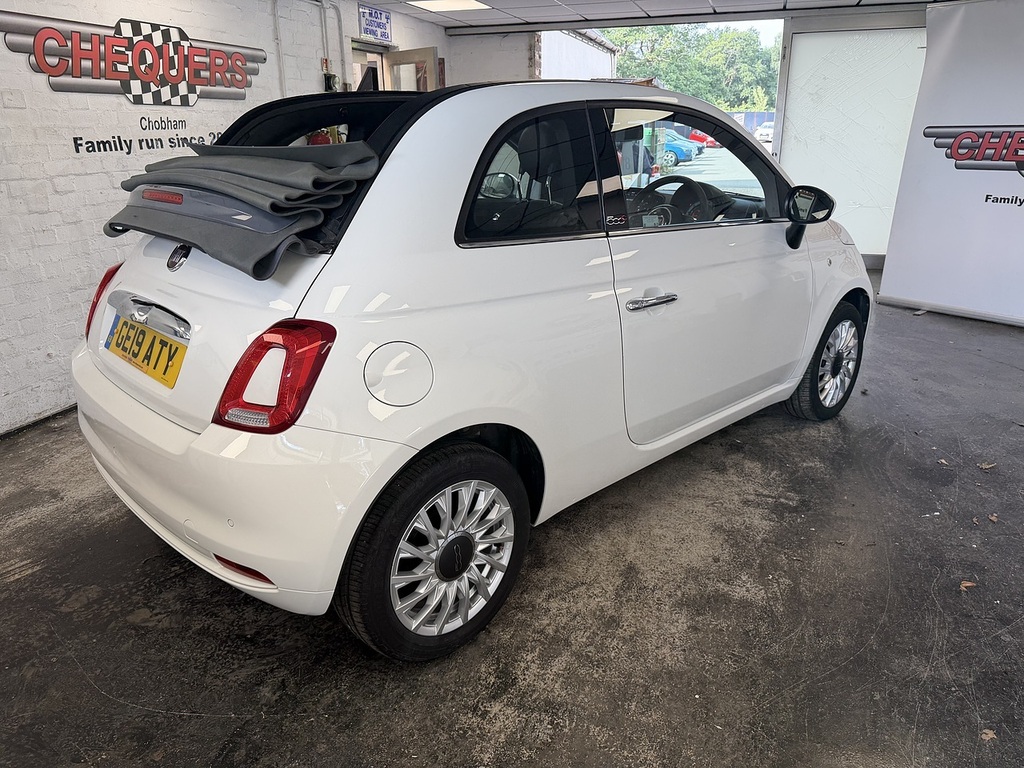 Fiat 500C Lounge White #6