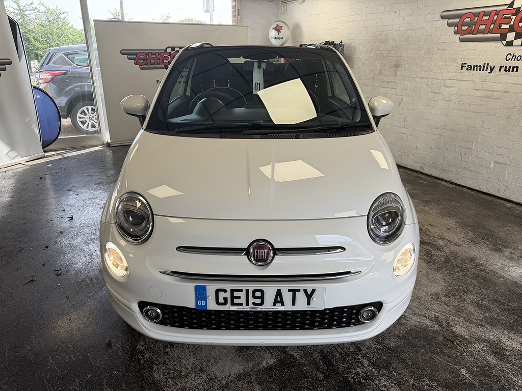 Fiat 500C Lounge White #3