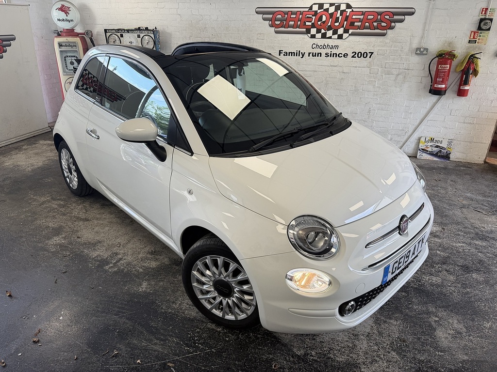 Fiat 500C Lounge White #2