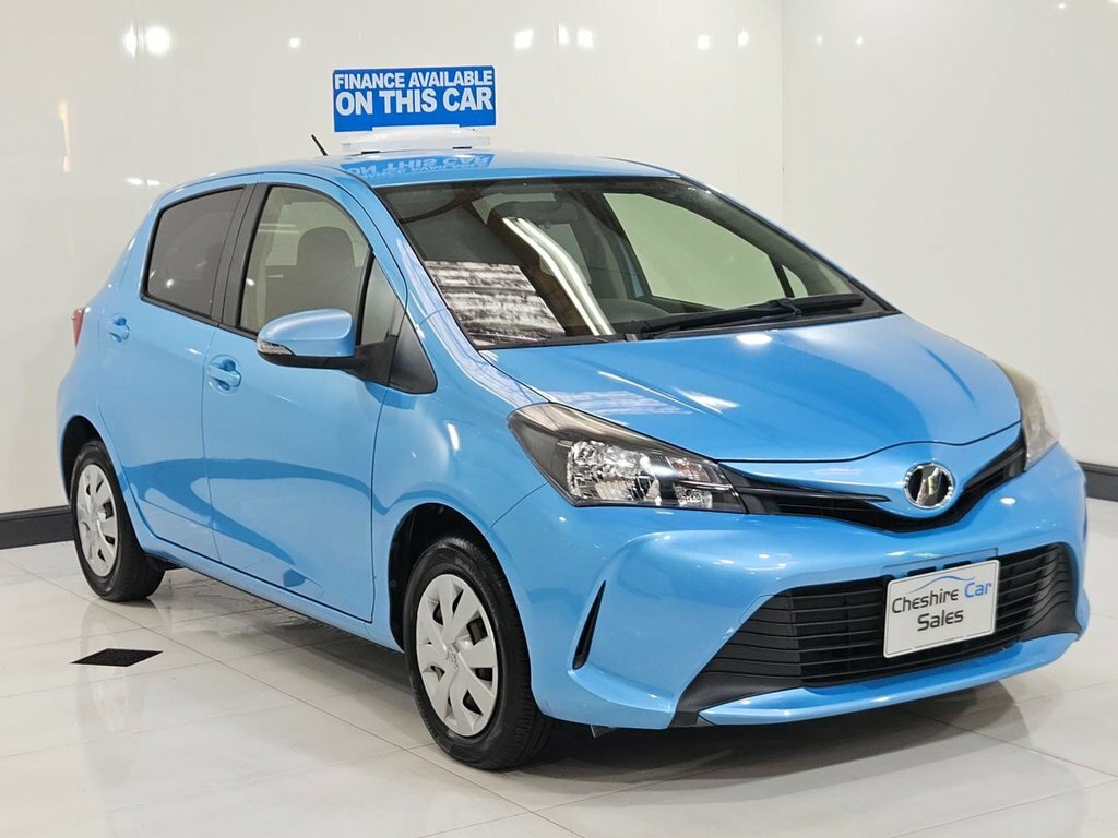 Toyota Vitz Hatchback Blue #4