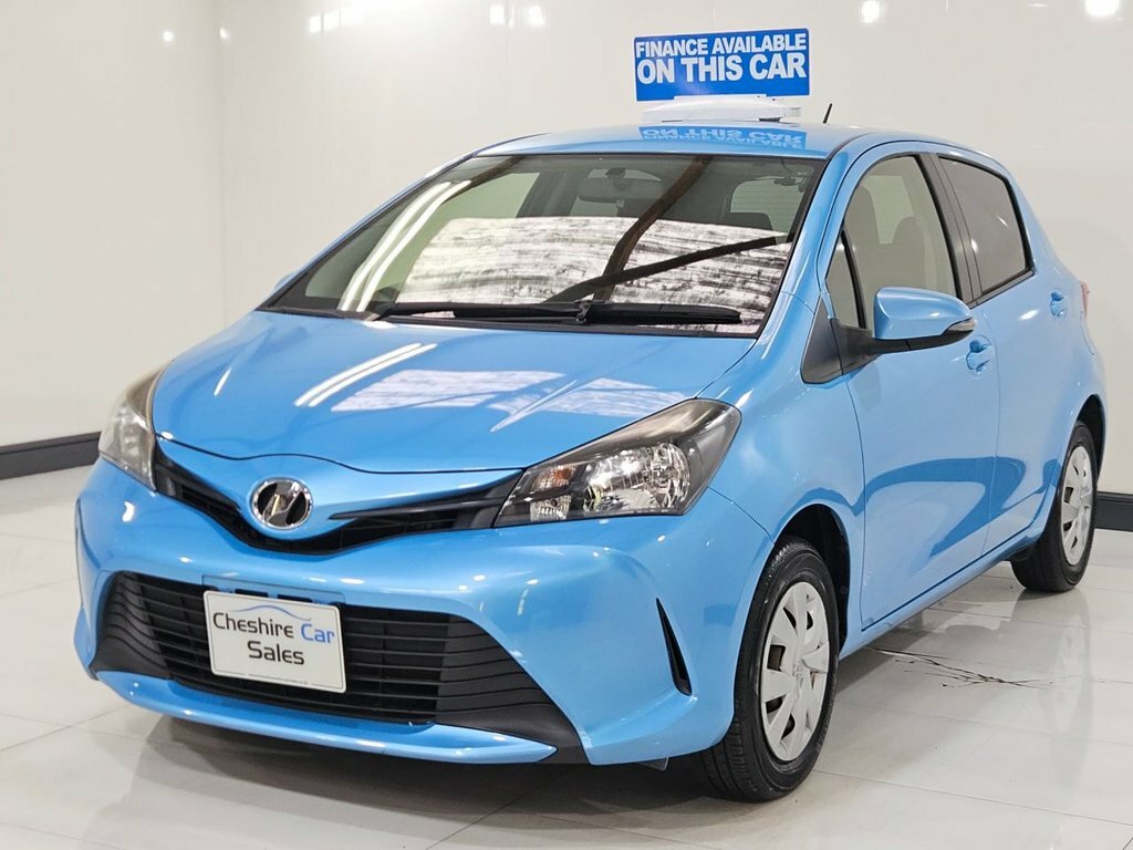 Toyota Vitz Hatchback Blue #6