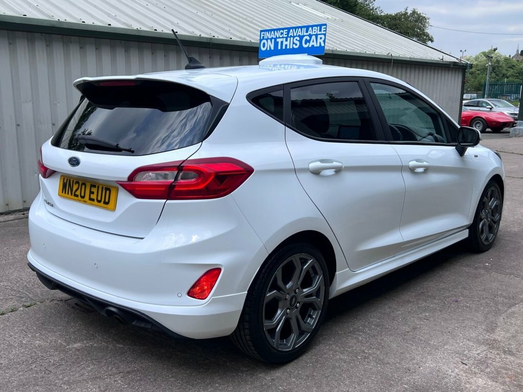 Ford Fiesta 1L St-line Edition White #4