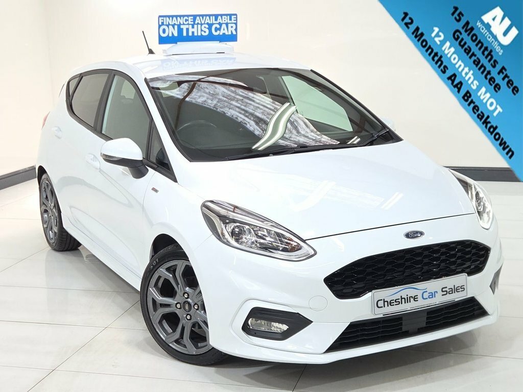 Ford Fiesta 1L St-line Edition White