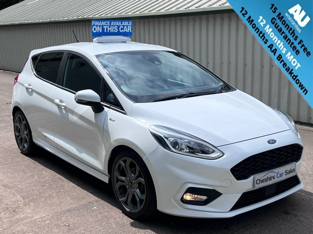 Ford Fiesta 1L St-line Edition White