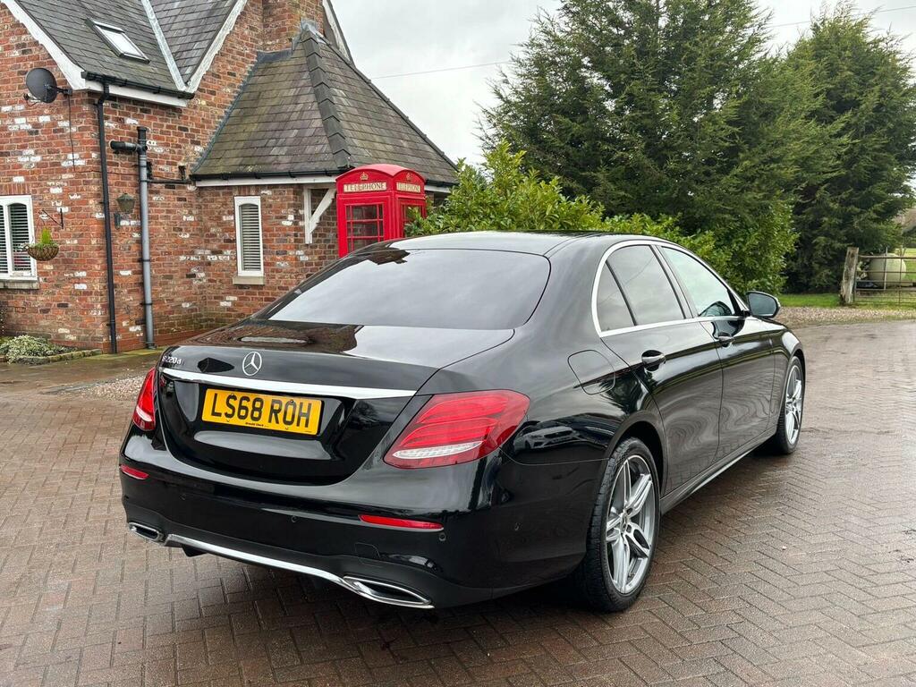 Mercedes-Benz E Class Saloon 2.0 E220d Amg Line G-tronic Euro 6 Ss 4 LS68ROH Black #4