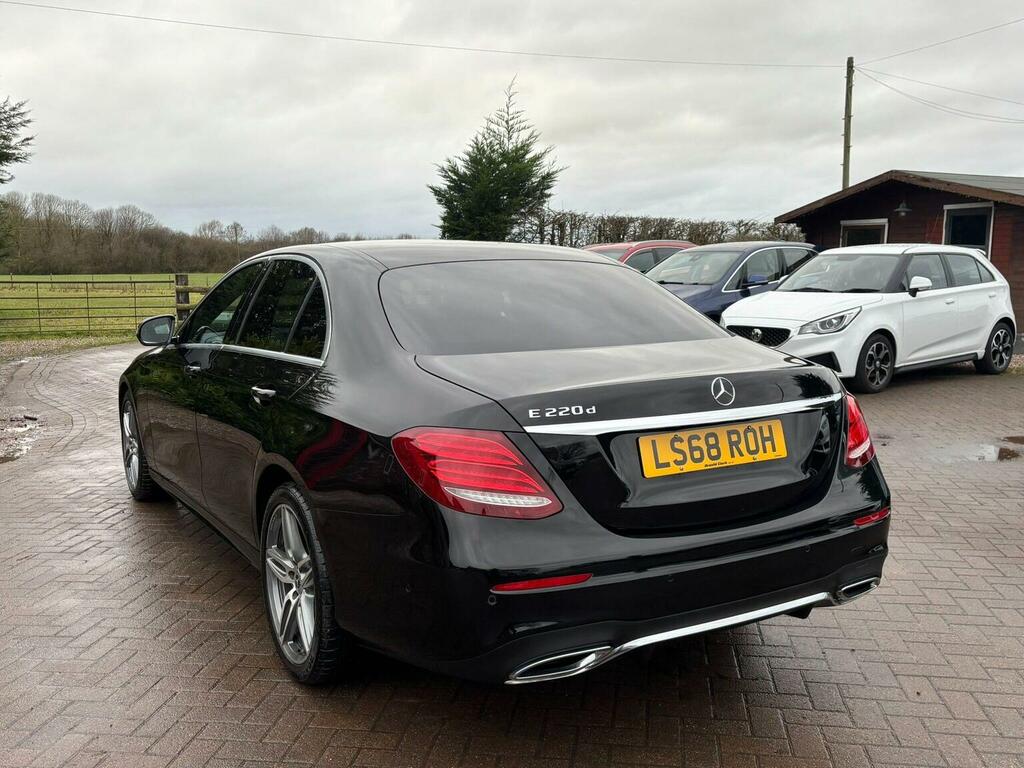 Mercedes-Benz E Class Saloon 2.0 E220d Amg Line G-tronic Euro 6 Ss 4 LS68ROH Black #5
