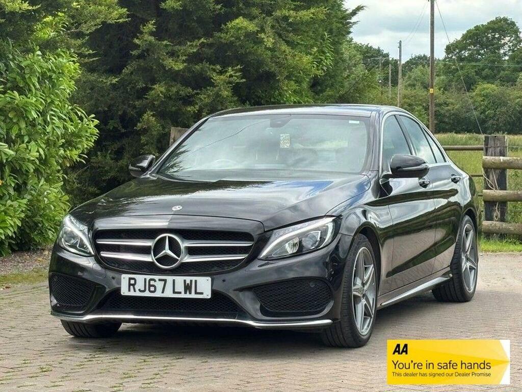 Mercedes-Benz C Class Saloon 2.1 C220d Amg Line G-tronic Euro 6 Ss 4 Black