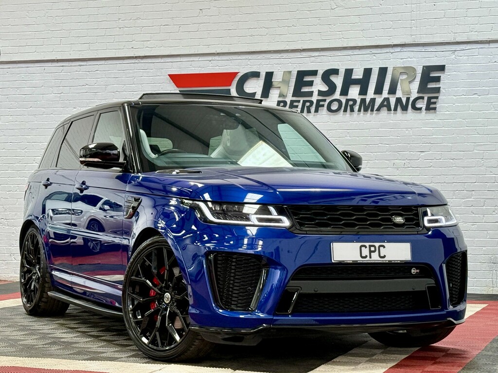 Land Rover Range Rover Sport Suv 5.0 P575 V8 Svr 5Dr- 23In Urban Alloyspanroof Blue