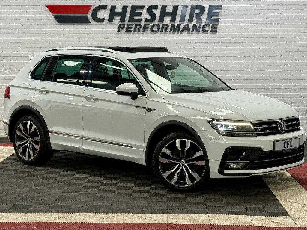 Volkswagen Tiguan Suv 2.0 Tdi R-line - 1 Ownerpanroof20swinte CA18NZM White #2