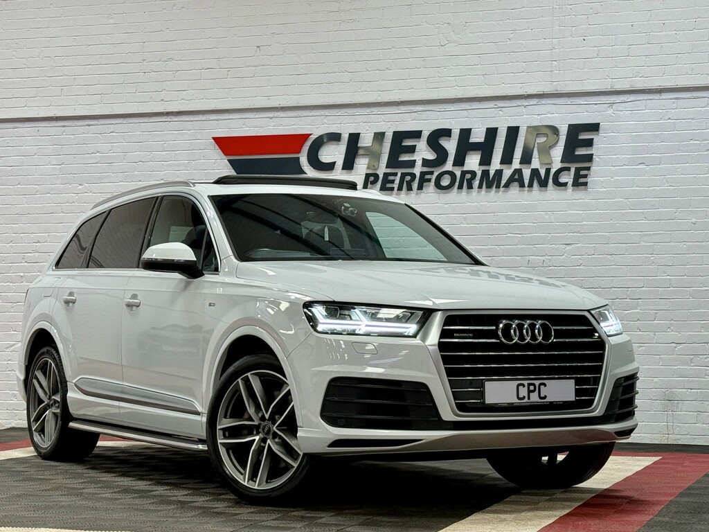 Audi Q7 Suv 3.0 Tdi V6 S Line - Panroof21selec Seats White