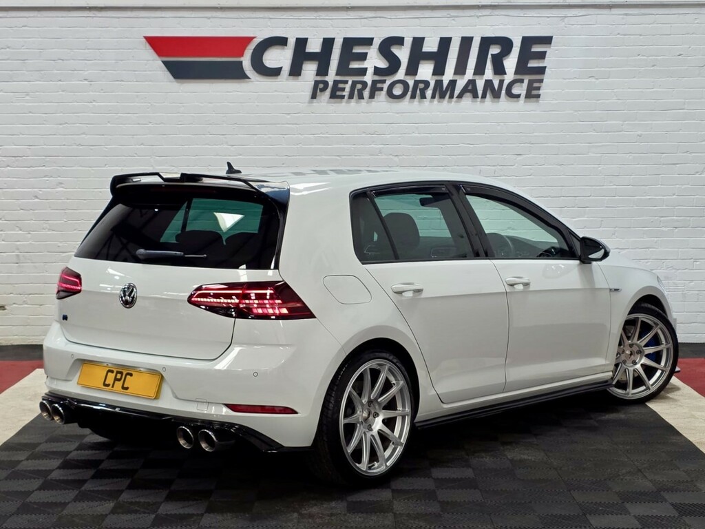 Volkswagen Golf Hatchback 2.0 Tsi R - Stage2tuneupgradedturbo ML67ZGR White #4