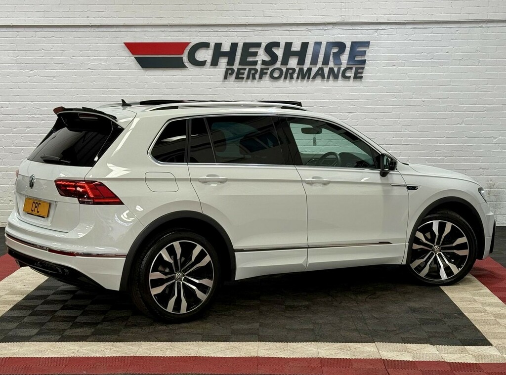 Volkswagen Tiguan 2.0 Tdi R-line White #4