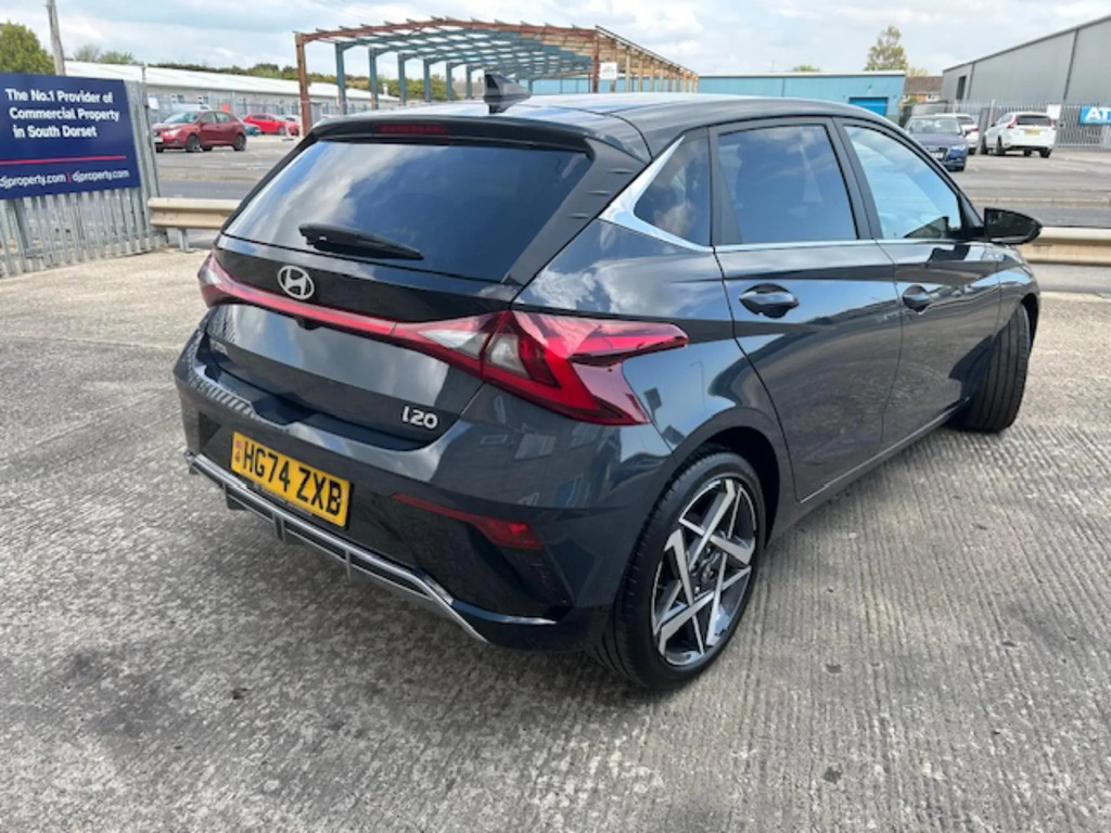 Hyundai I20 1.0 T-gdi Premium Hatchback Euro HG74ZXB Grey #2