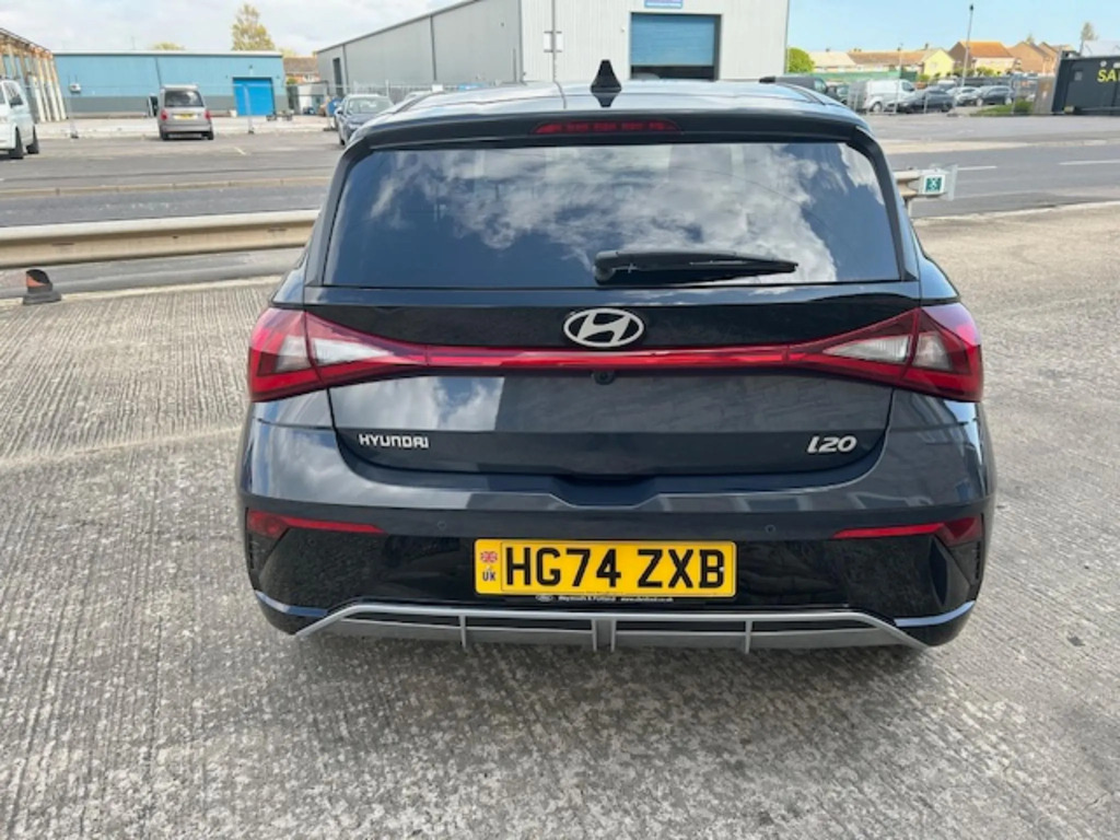 Hyundai I20 1.0 T-gdi Premium Hatchback Euro HG74ZXB Grey #4