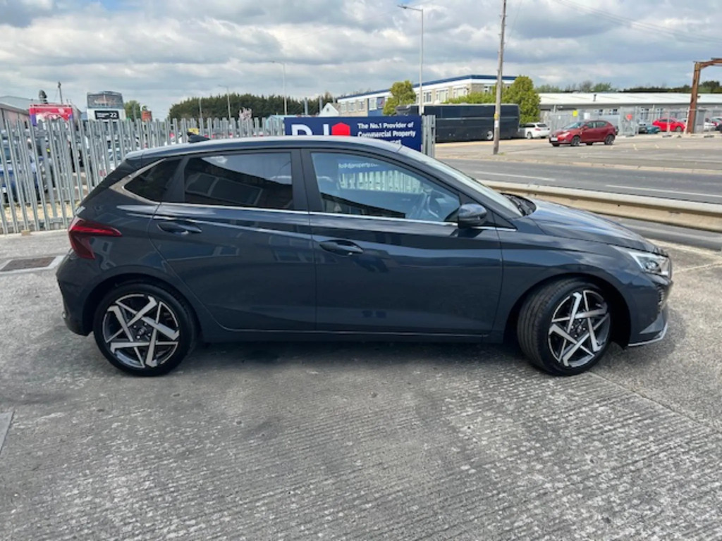 Hyundai I20 1.0 T-gdi Premium Hatchback Euro HG74ZXB Grey #3