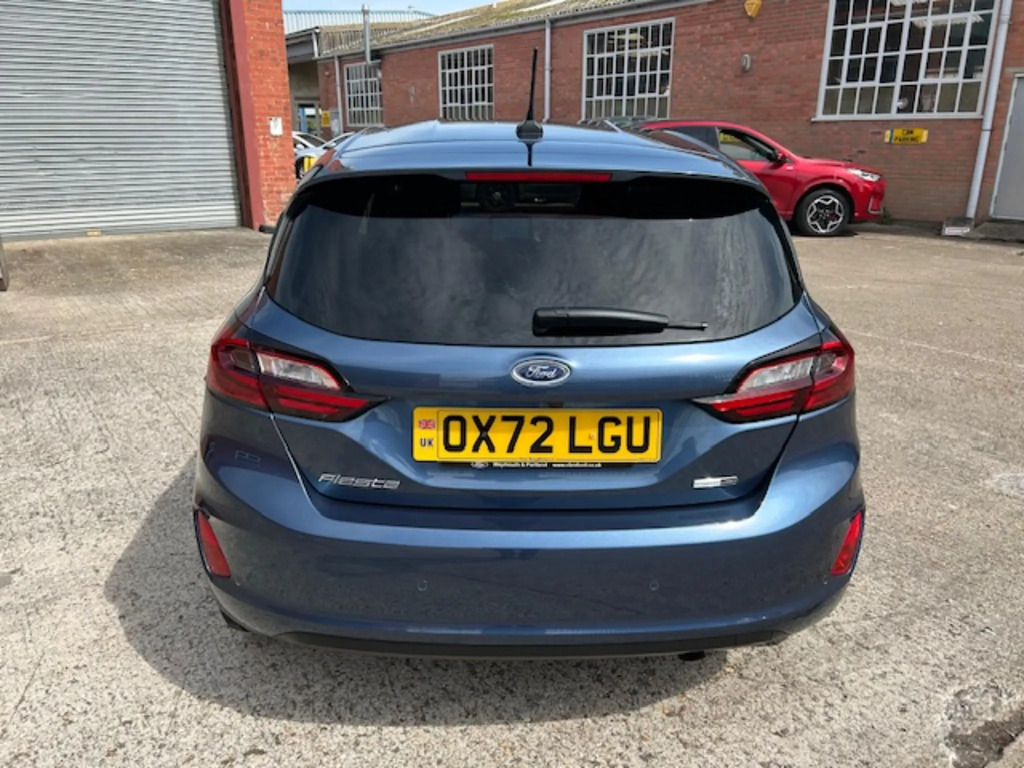 Ford Fiesta Titanium X 1.0L Ecoboost 125Ps Mhev Fwd 7-S OX72LGU Blue #4