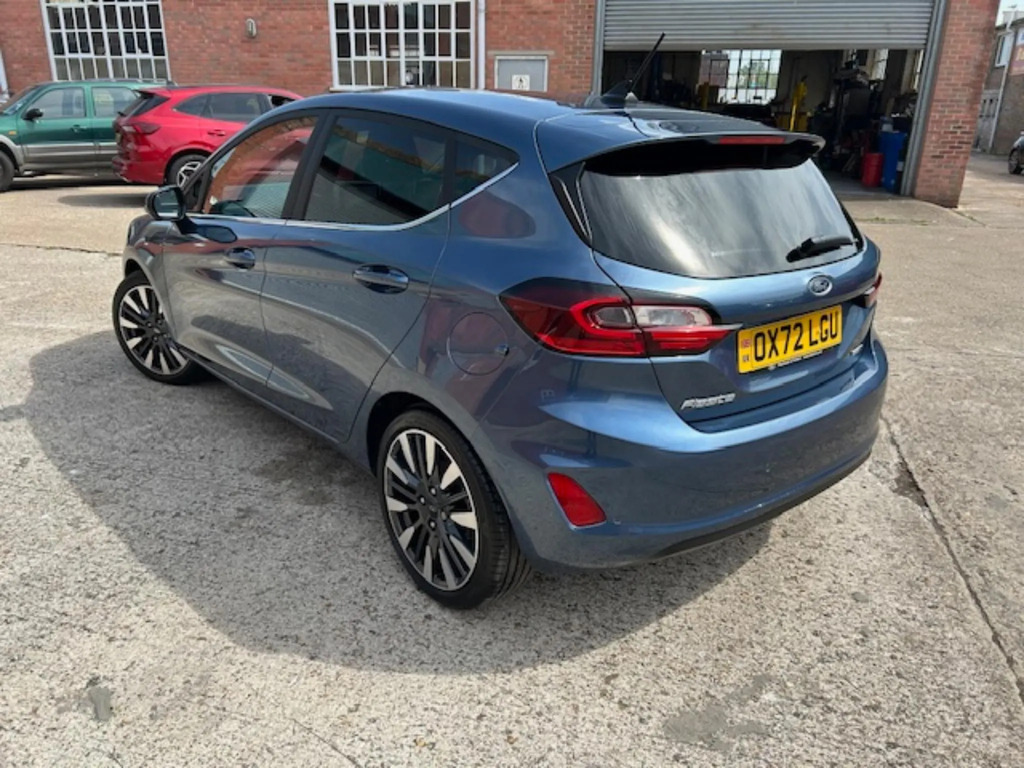 Ford Fiesta Titanium X 1.0L Ecoboost 125Ps Mhev Fwd 7-S OX72LGU Blue #5
