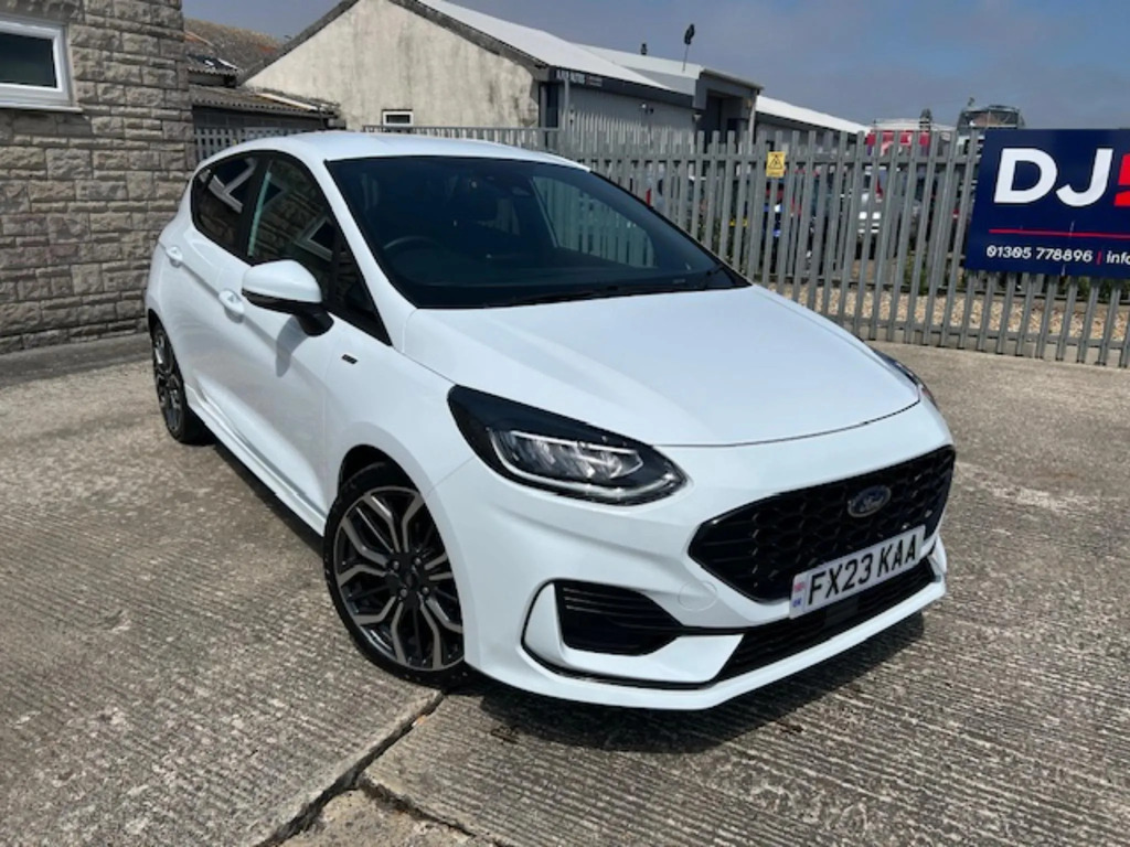Ford Fiesta St-line X 1.0L Ecoboost 125Ps Mhev Fwd 6-Sp White