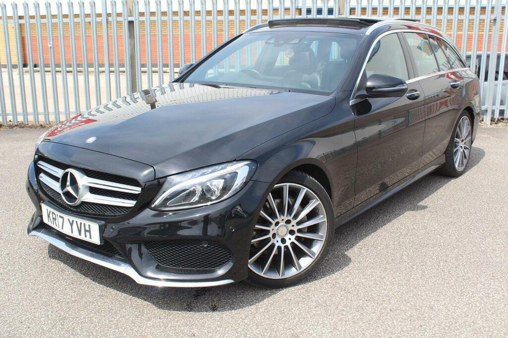 Mercedes-Benz C Class Estate 2.1 C220d Amg Line Premium G-tronic Euro Black