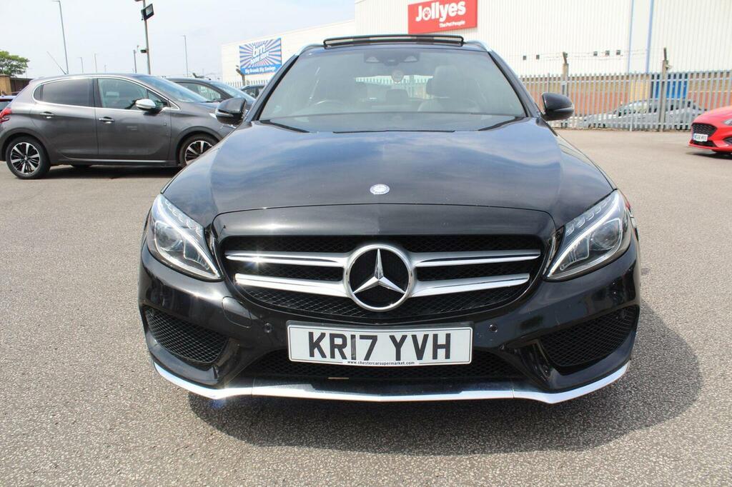 Mercedes-Benz C Class Estate 2.1 C220d Amg Line Premium G-tronic Euro KR17YVH Black #3