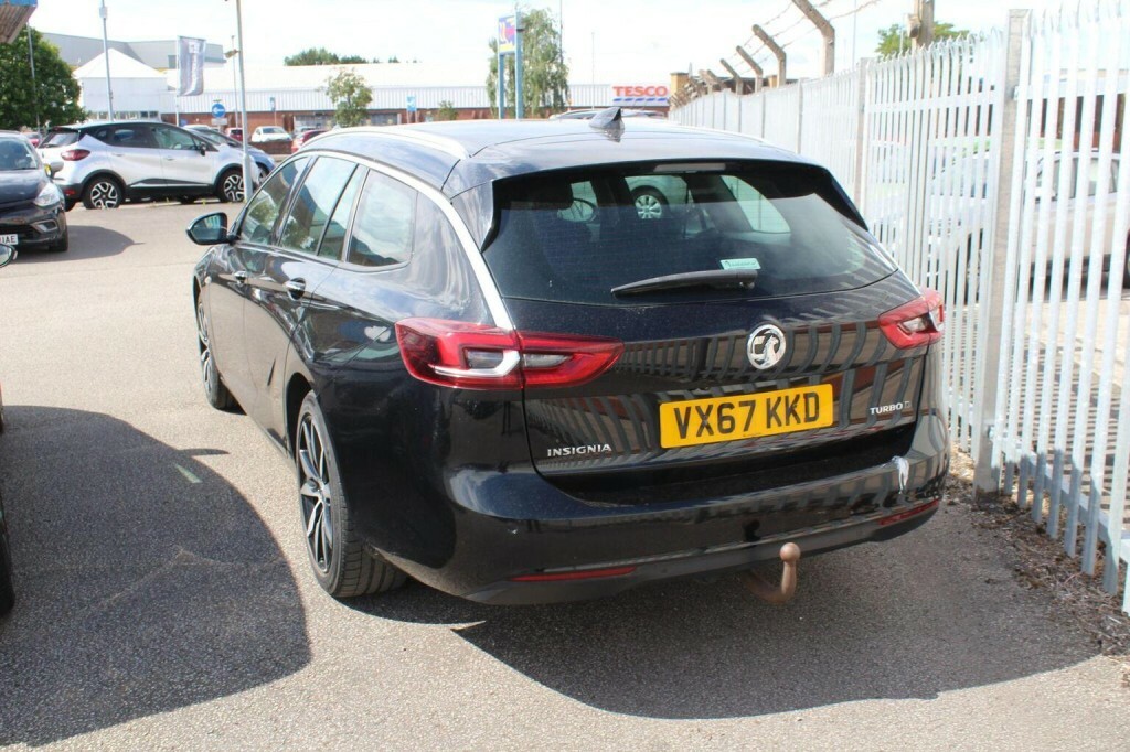 Vauxhall Insignia Estate 2.0 Turbo D Blueinjection Tech Line Nav Spo VX67KKD Black #4