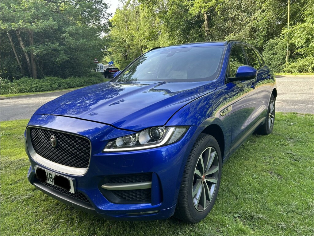 Jaguar F-Pace 2.0 D180 R-sport OE18AUX Blue #4