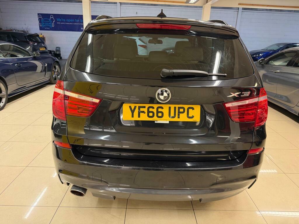 BMW X3 2.0 20D M Sport Xdrive Euro 6 S S YF66UPC Black #5