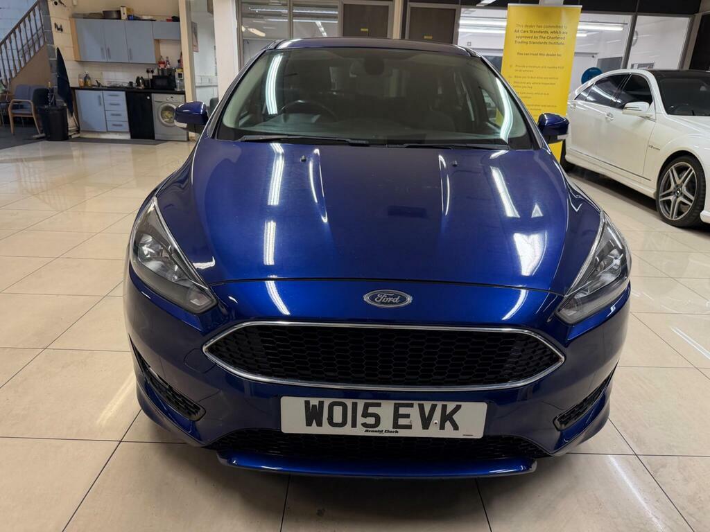 Ford Focus 1.0T Ecoboost Zetec S Euro 6 S S WO15EVK Blue #2
