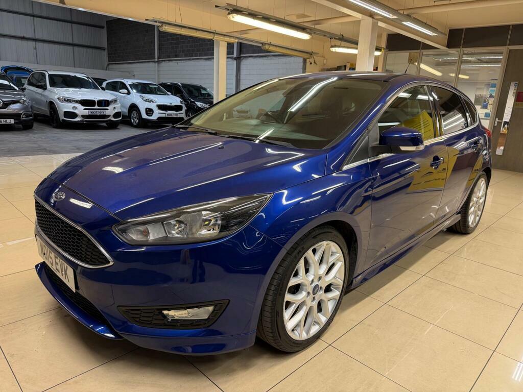 Ford Focus 1.0T Ecoboost Zetec S Euro 6 S S WO15EVK Blue #3