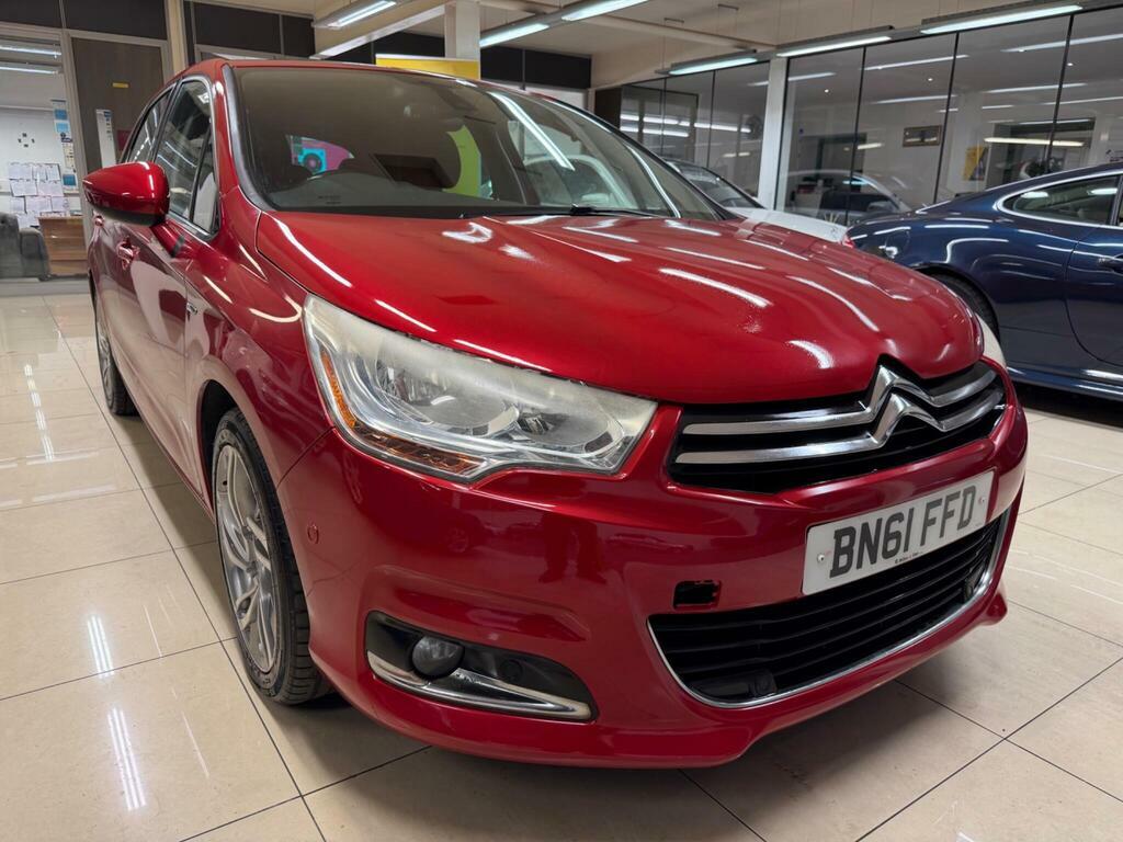 Citroen C4 1.6 Hdi 16V Exclusive Euro 5 Red