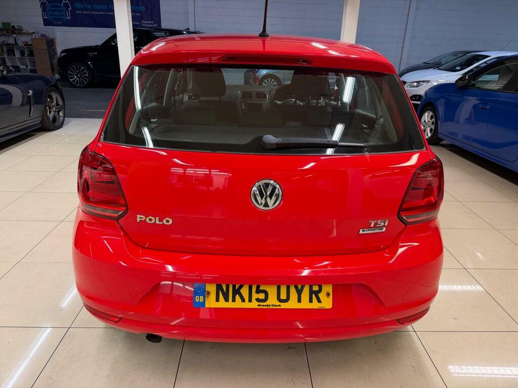 Volkswagen Polo 1.2 Tsi Bluemotion Tech Se Euro 6 S S Red #5