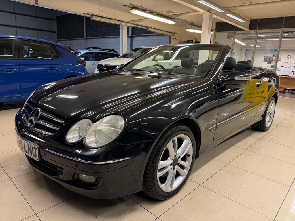 Mercedes-Benz CLK 1.8 Clk200 Kompressor Avantgarde Cabriolet Black #2