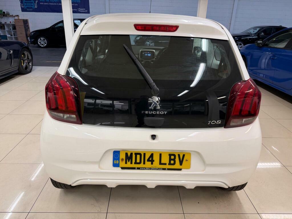 Peugeot 108 1.0 Vti Active Euro 5 White #5