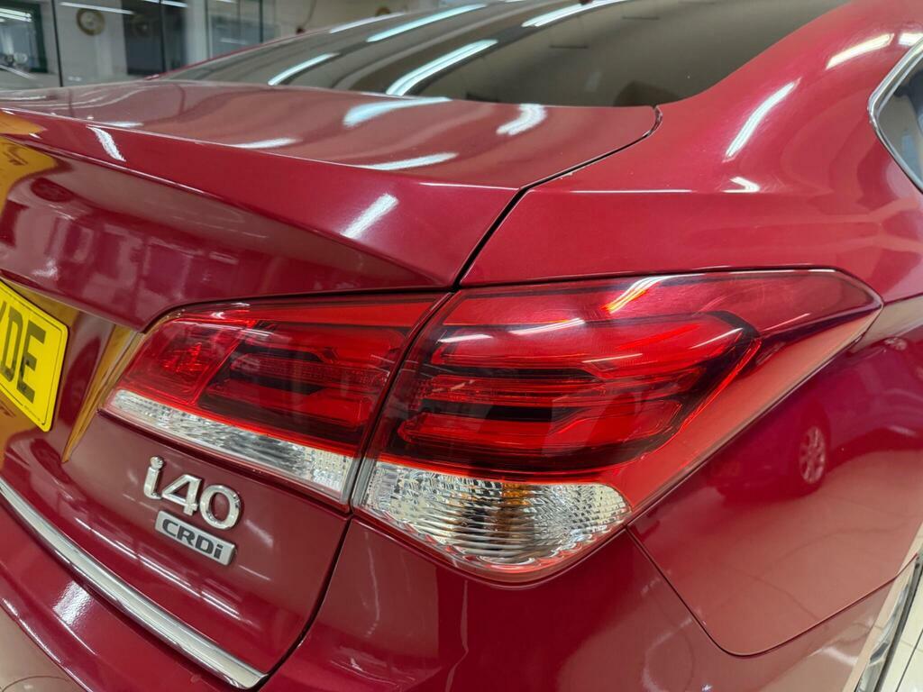 Hyundai I40 1.7 Premium Blue Drive Black #13