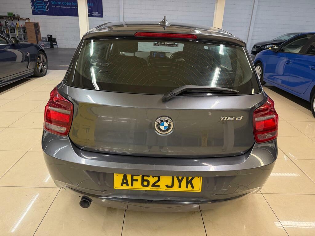 BMW 1 Series 2.0 118D Sport Euro 5 S S Grey #4