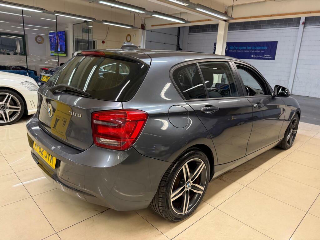 BMW 1 Series 2.0 118D Sport Euro 5 S S Grey #5