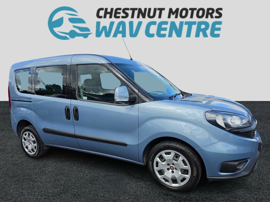 Fiat Doblo Passenger Up Front Wav Wheelchair Access 1.3 Diese Blue #4