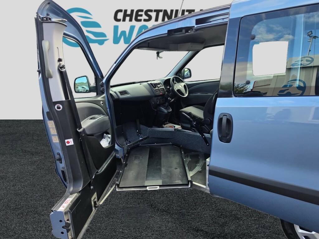 Fiat Doblo Passenger Up Front Wav Wheelchair Access 1.3 Diese Blue