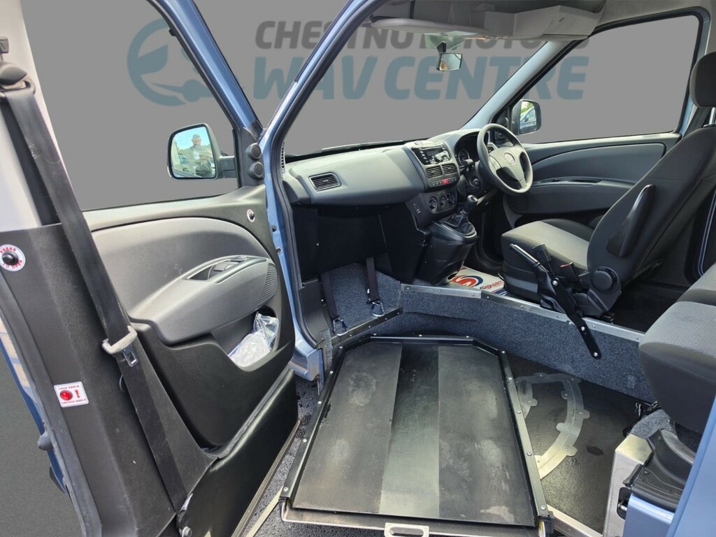Fiat Doblo Passenger Up Front Wav Wheelchair Access 1.3 Diese Blue #2