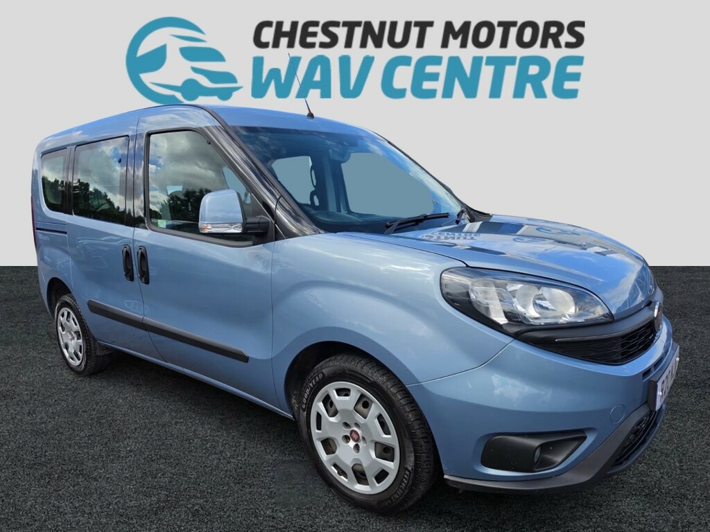 Fiat Doblo Passenger Up Front Wav Wheelchair Access 1.3 Diese Blue #3